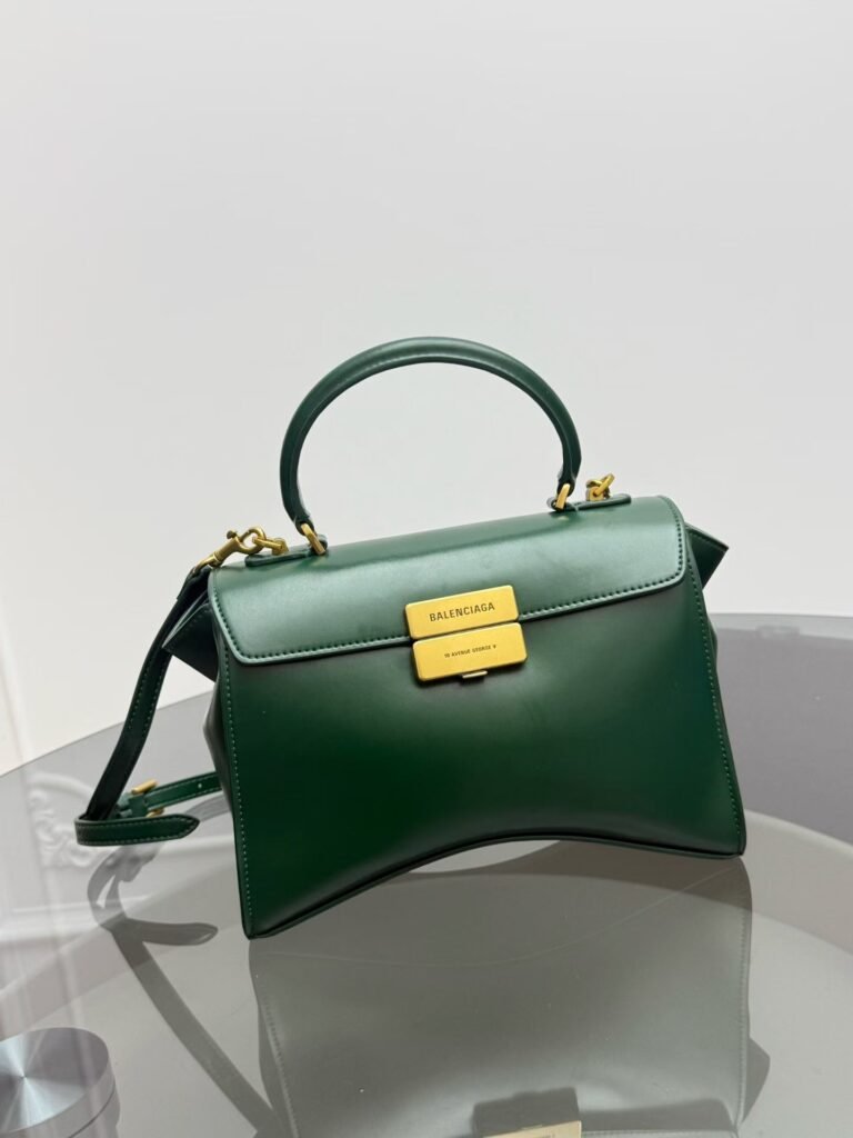 Balenciaga Hourglass Avenue Top Handle Bag in Dark Grey