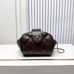 Chanel 25 Bangle-Handle Bag, Polished Lambskin