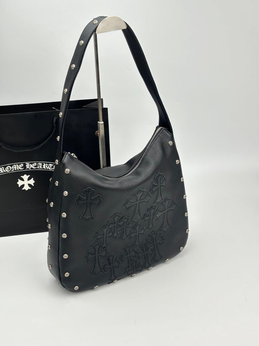 Chrome Hearts Square Hobo Bag in Black, view 2