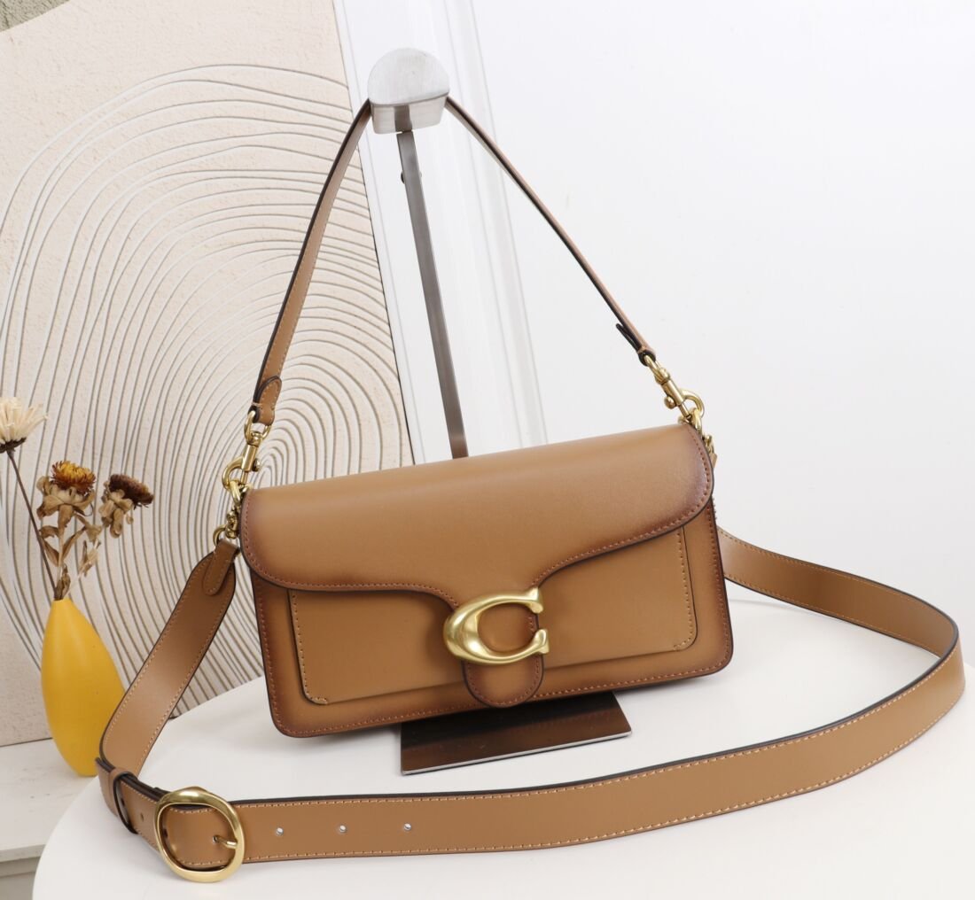 Coach Double-Layer Shoulder Bag, B4T7J in Tan