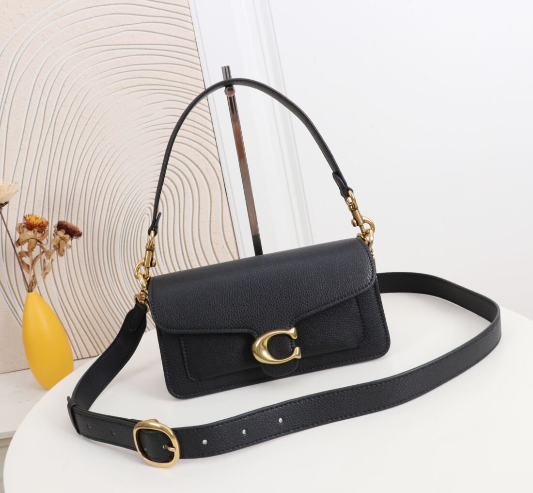 Coach Small Double-Layer Shoulder Bag, CM546 in Dark Brown
