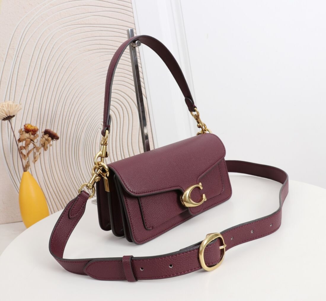 Coach Small Double-Layer Shoulder Bag, CM546 in Dark Taupe, view 2
