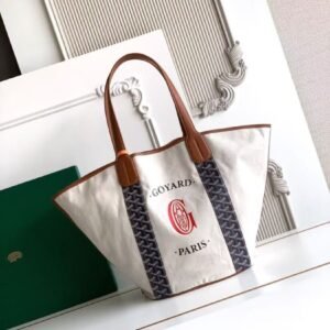 Goyard Belharra Reversible Beach Tote, Blue