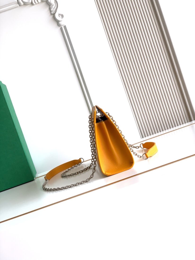 Goyard Rouette Mini Structured Bag, Yellow in Yellow, view 2
