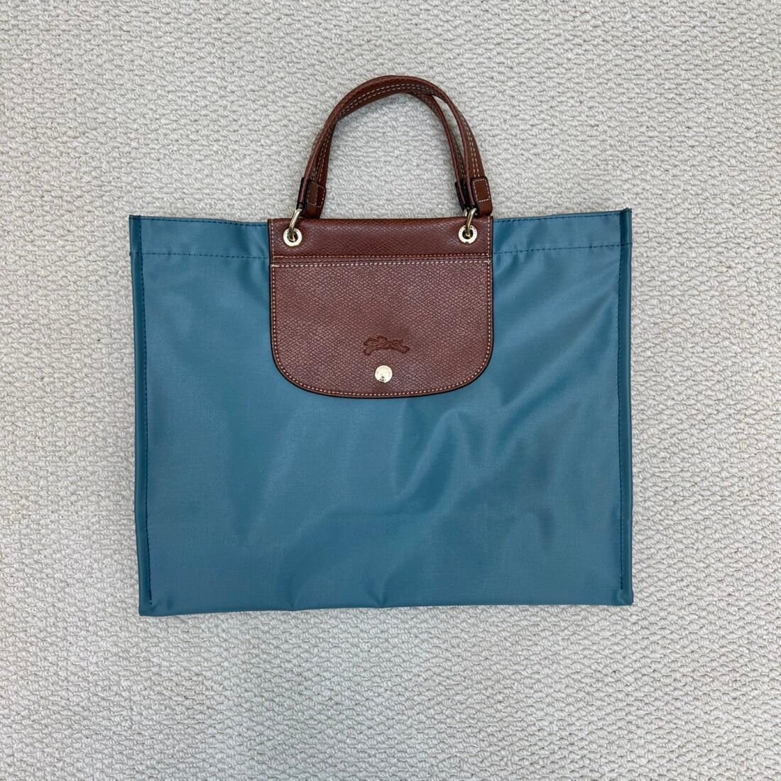 Longchamp 10306 Large Business Tote, Dark Grey in Dark Grey