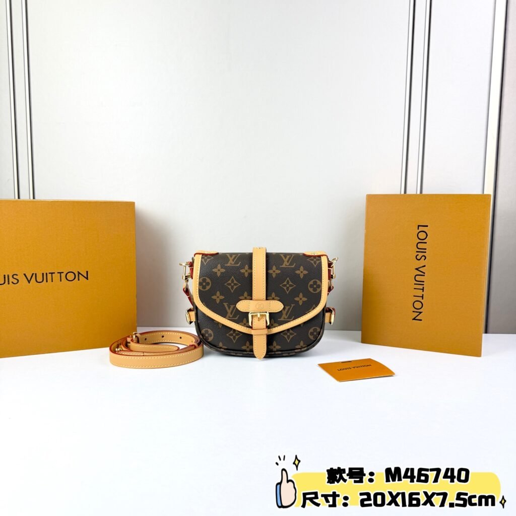 Louis Vuitton BB Shoulder Bag with Extension Chain, Monogram Canvas in Monogram Brown