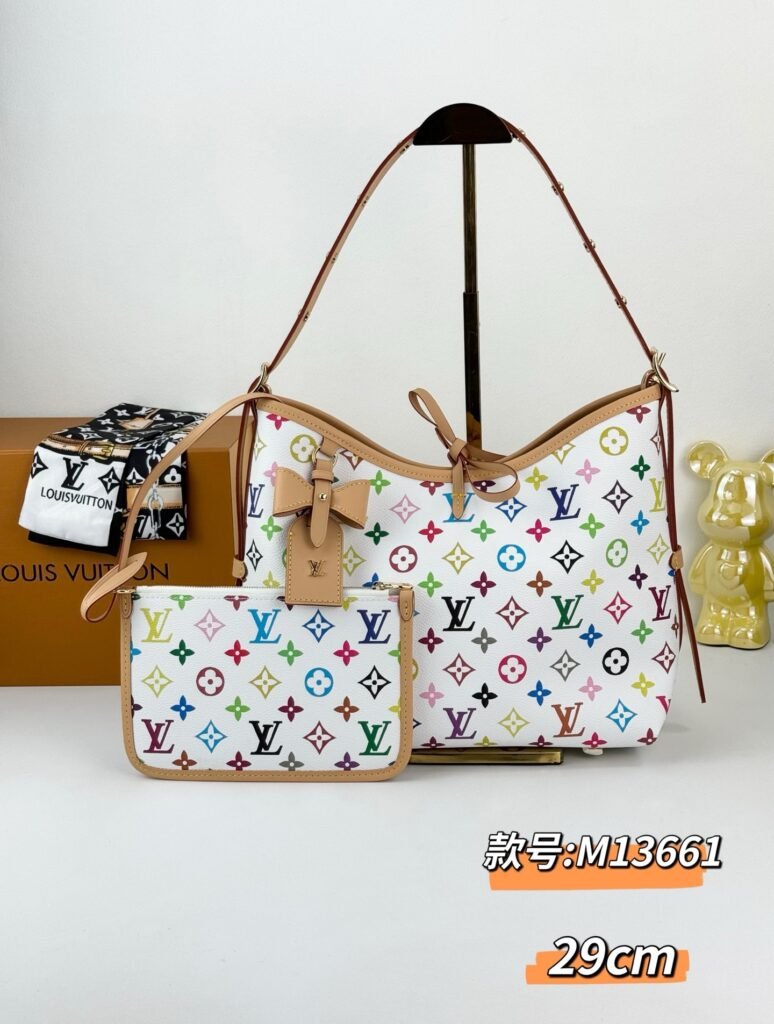 Louis Vuitton Carryall Tote, 29 cm, Taupe Monogram in Taupe