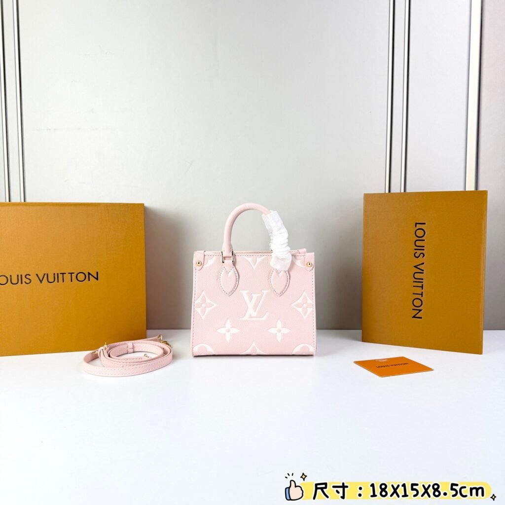 Louis Vuitton OnTheGo Mini Tote Bag in Caramel