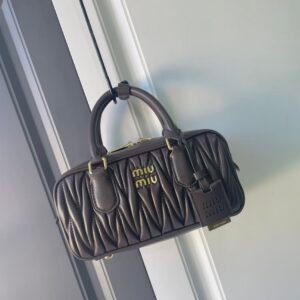 Miu Miu 5BB142 Small Matelassé Bowling Bag