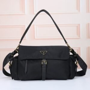 Prada 1391 Re-Nylon Messenger Bag, Large