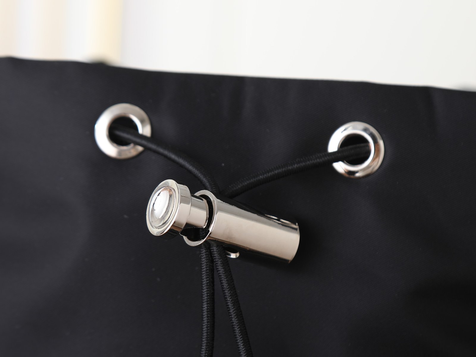 Prada Explore Flap Backpack, Re-Nylon, 38 cm in Dark Grey, view 6