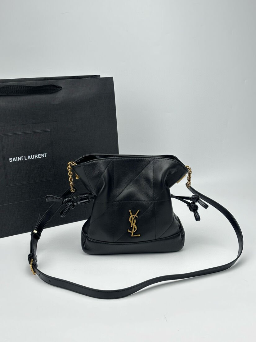 Saint Laurent Jamie 4.3 Mini Crossbody Bag in Dark Grey