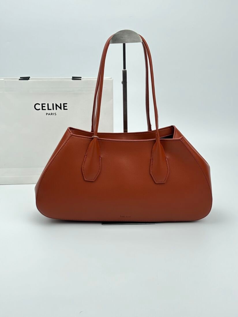 The Row Alger 39 cm Tote, Smooth-Grain Leather in Brown